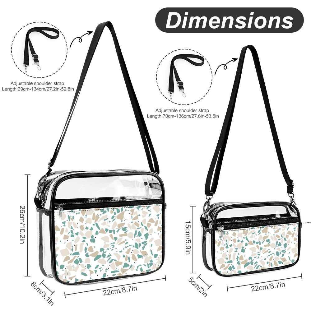 Transparent satchel set Two piece 2024 New